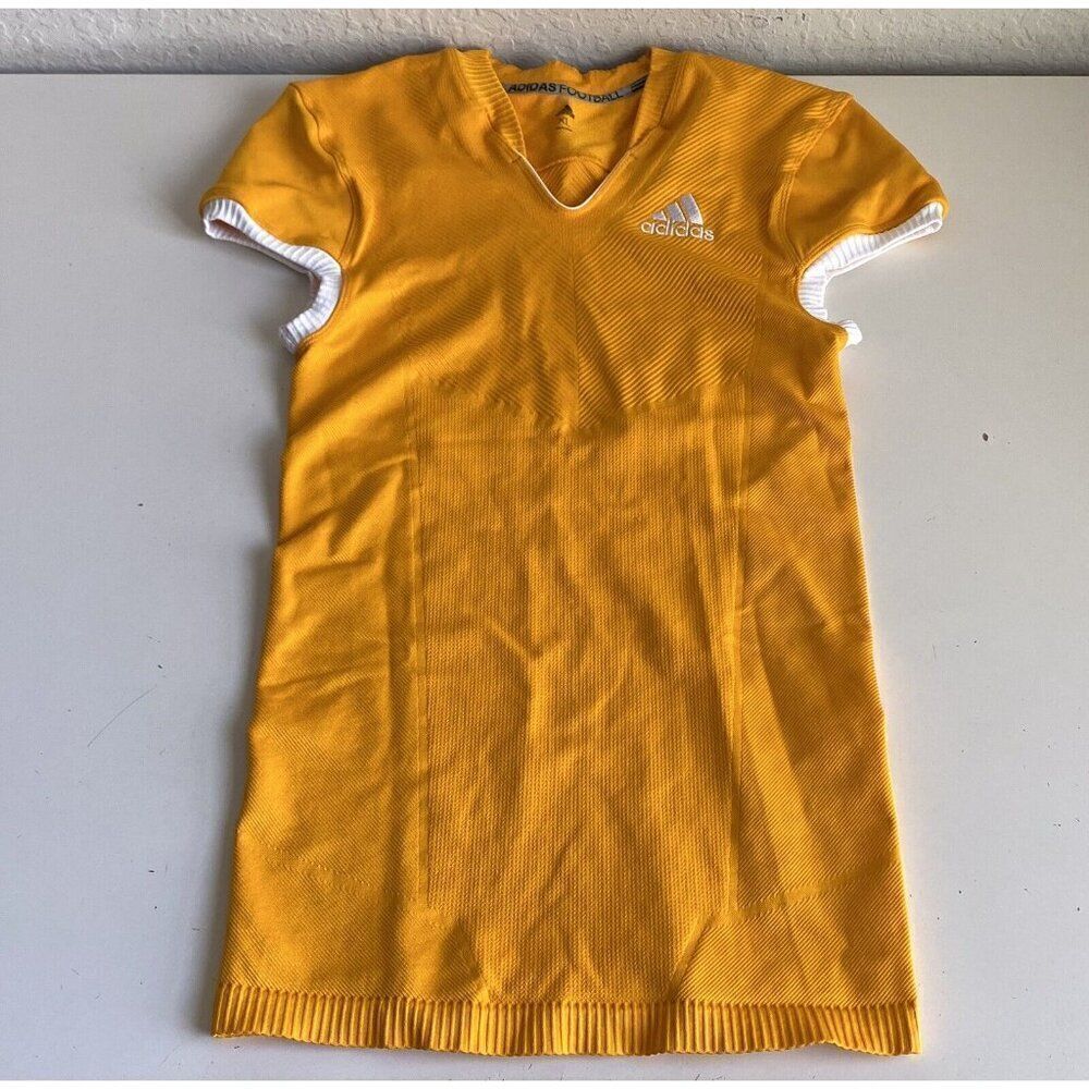 Adidas Techfit Primeknit Football Jersey Men’s XL Yellow Compression Fit NO TAG